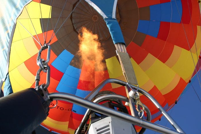 Heißluftballon Sonderfahrten